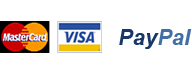 Zahlungsweisen - Visa, Mastercard, Paypal